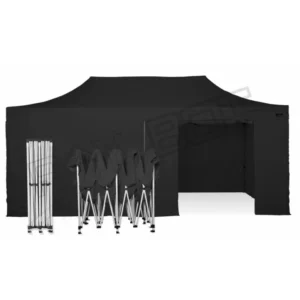 Carpa Plegable Negra 6x3 MTS